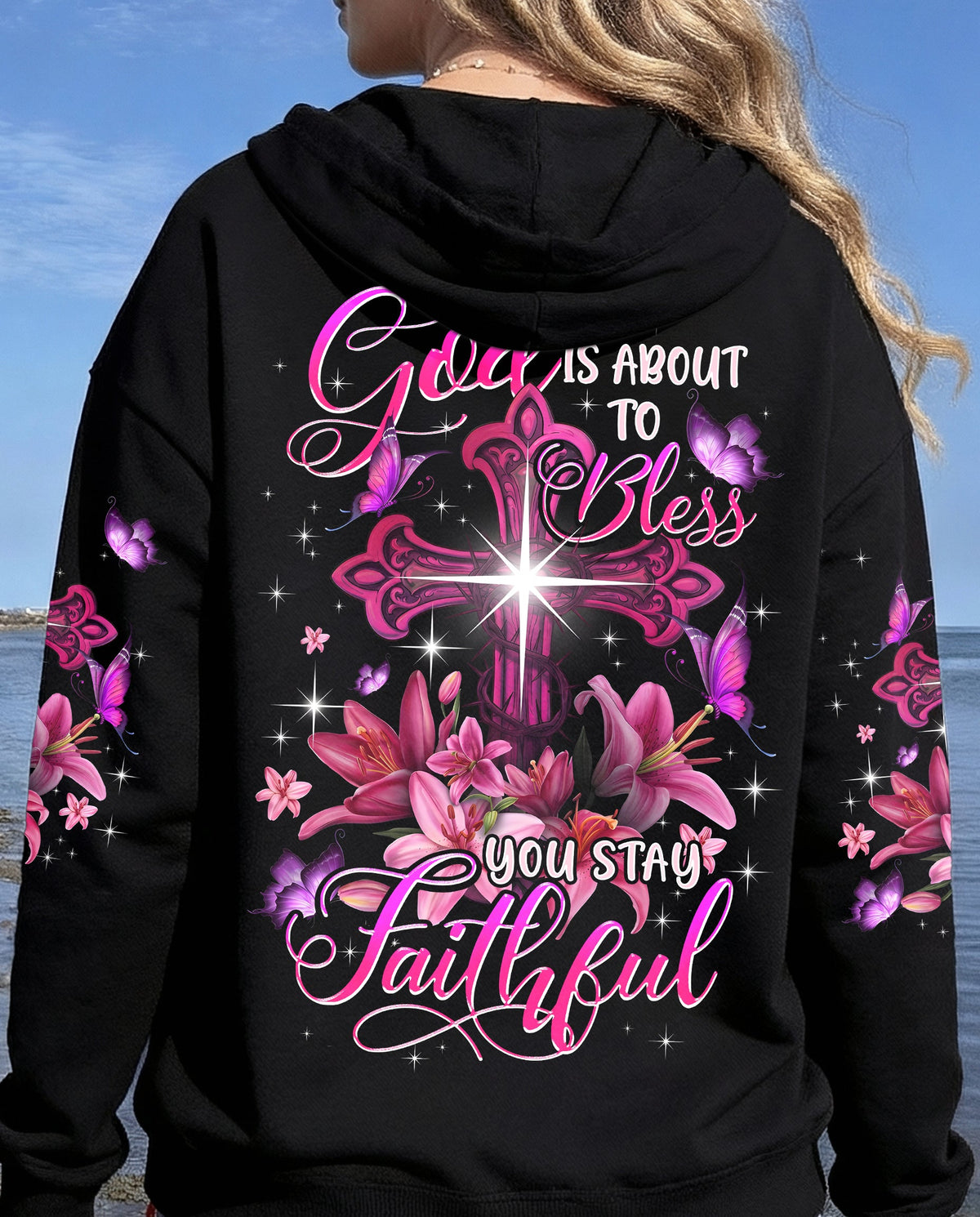 God Is About To Bless You Stay Faithful Women's All Over Print Shirt - Typq1906263