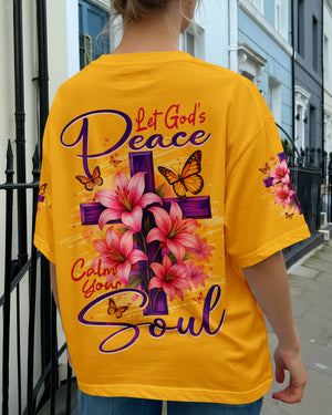 Let God's Peace Calm Your Soul Women's All Over Print Shirt - Typq2010251