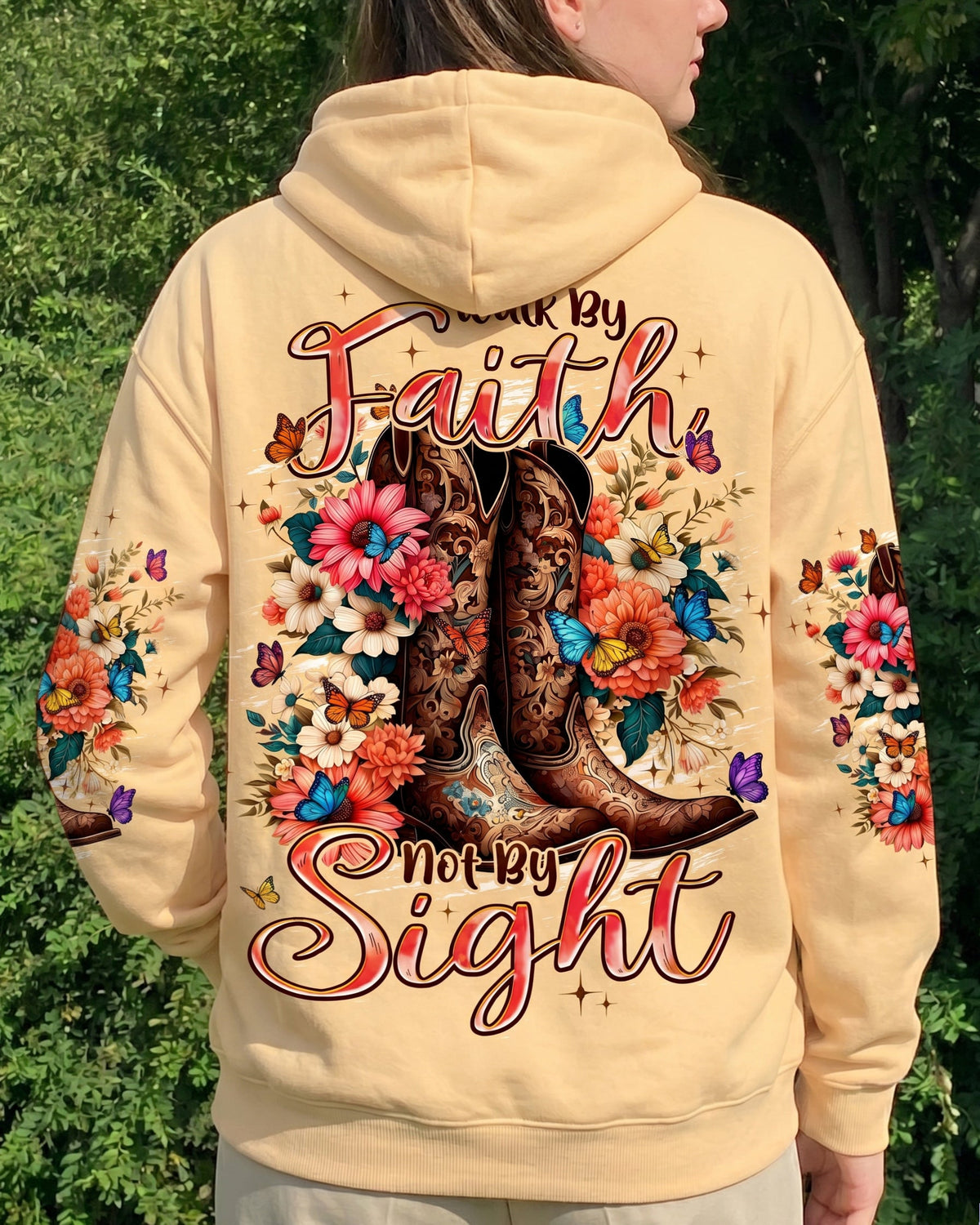 Walk By Faith Not By Sight Women's All Over Print Shirt - Typq2406262