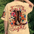 Walk By Faith Not By Sight Women's All Over Print Shirt - Typq2406262