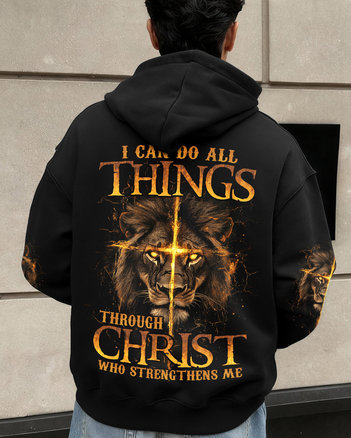I Can Do All Things Lion Men's All Over Print Shirt - Typq2410251