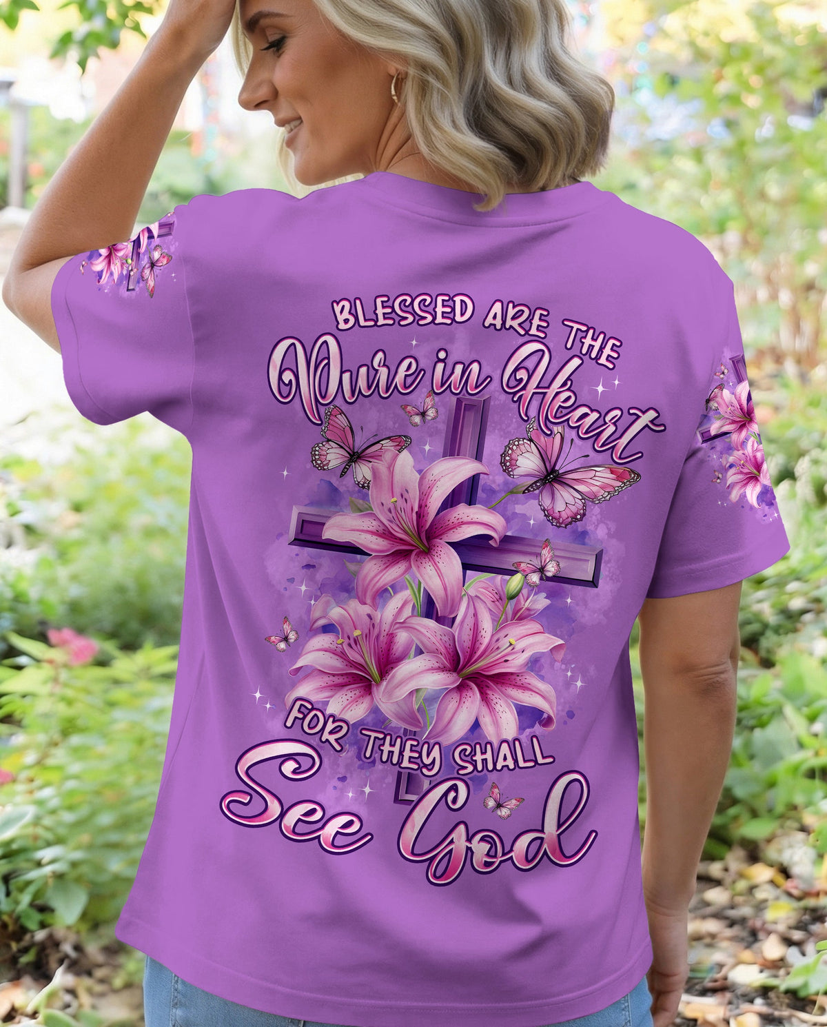 Blessed Are The Pure In Heart Women's All Over Print Shirt - Typq2703262