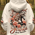 This Girl Runs On Jesus And Horses Women's All Over Print Shirt - Typq2811252