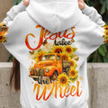 Jesus Take The Wheel Sunflower Women's All Over Print Shirt - Typq2909251