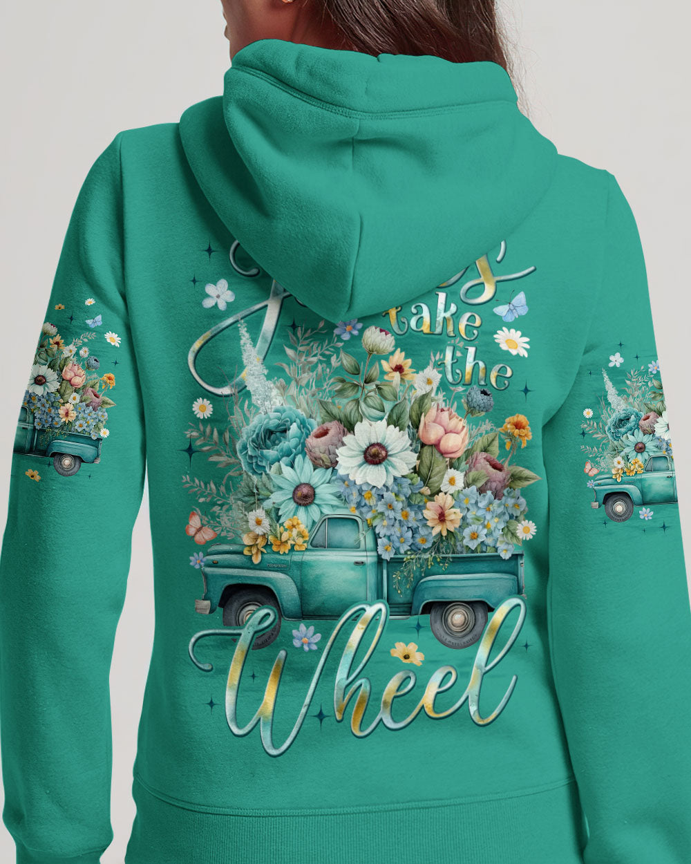 Jesus Take The Wheel Women's All Over Print Shirt - Tyqy1712252