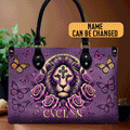 Lion Rose Leather Handbag  - Tlno0411244