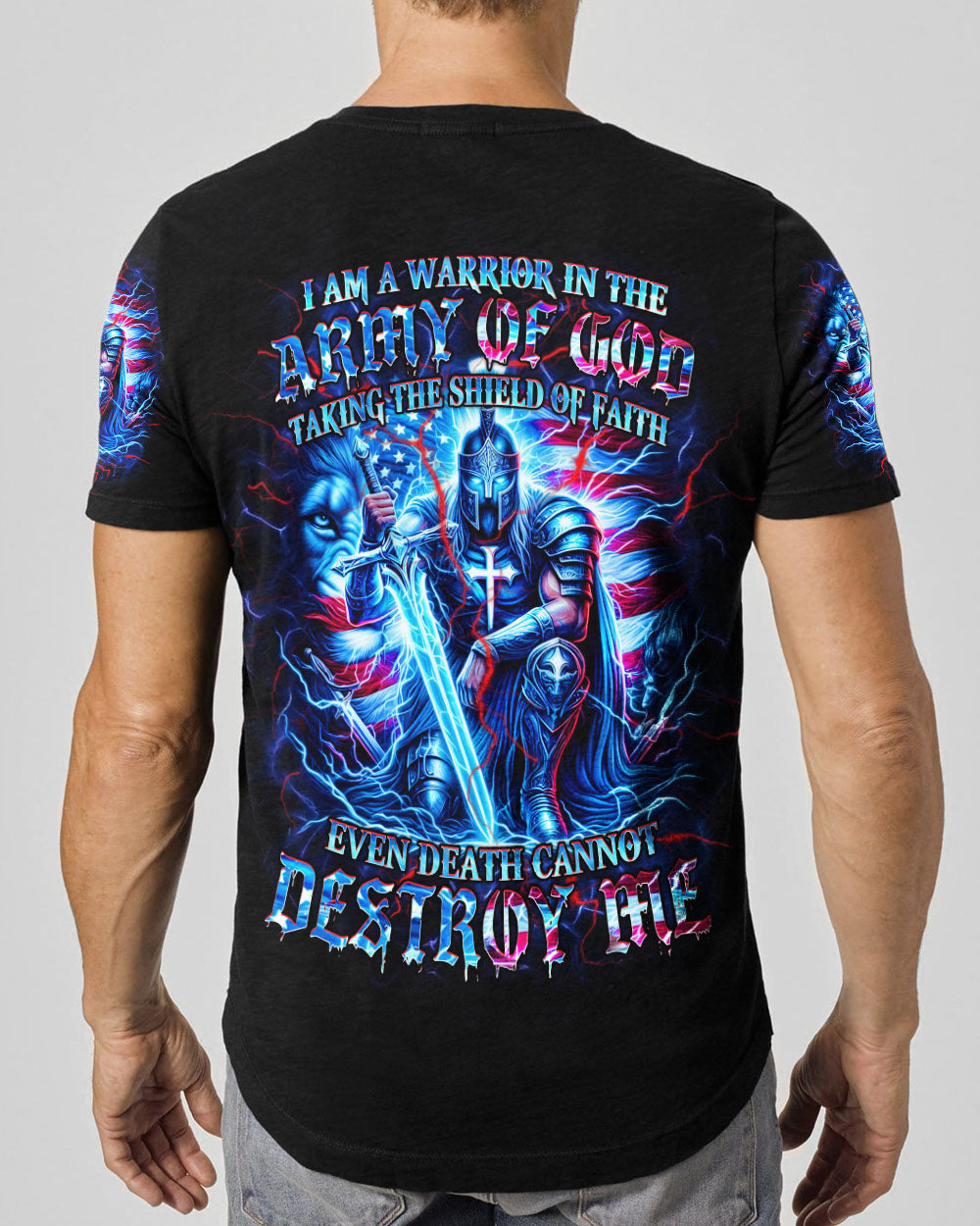 I Am A Warrior In The Army Of God Men's All Over Print Shirt - Yhhn0412244