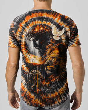 Lion Jesus Swirl  Men's All Over Print Shirt  - Tlnt0502262