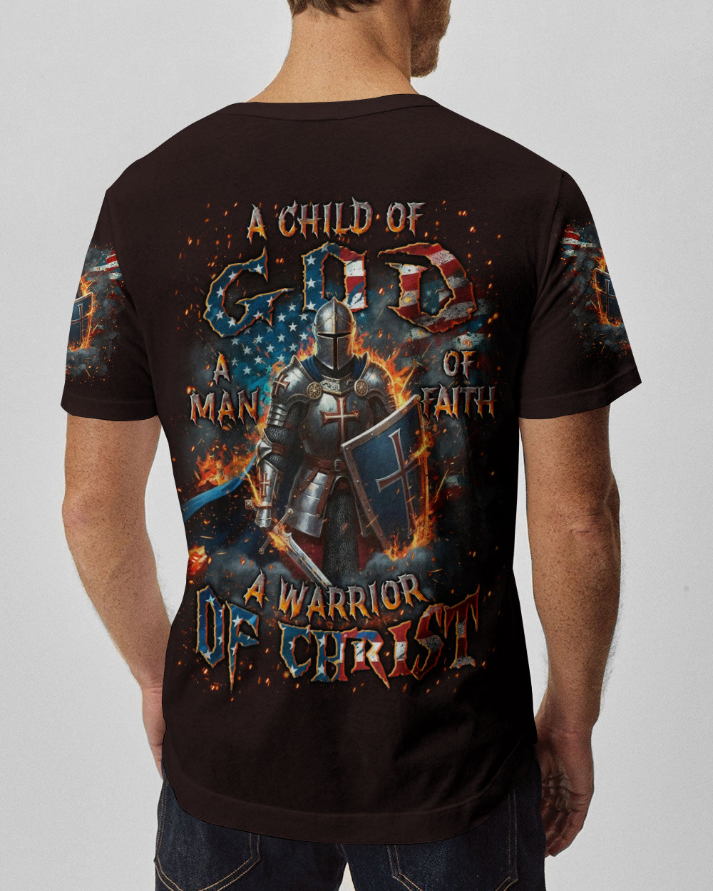 A Warrior Of Christ Men's All Over Print Shirt - Yhln0502261