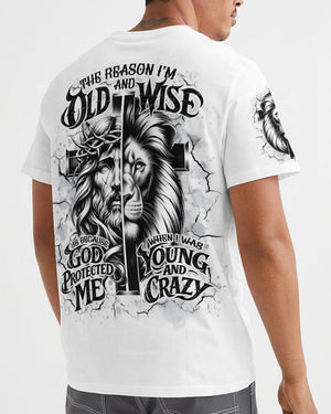 The Reason I’m Old And Wise Lion Men's All Over Print Shirt - Tlno0602261