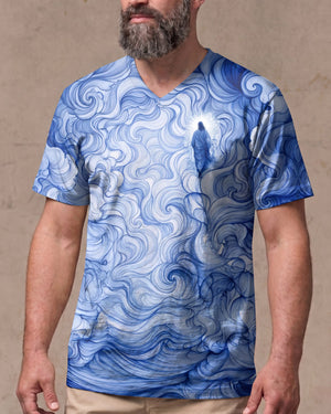 Jesus Walking On Water Men's All Over Print Shirt - Tyqy0307264