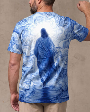 Jesus Walking On Water Men's All Over Print Shirt - Tyqy0307264