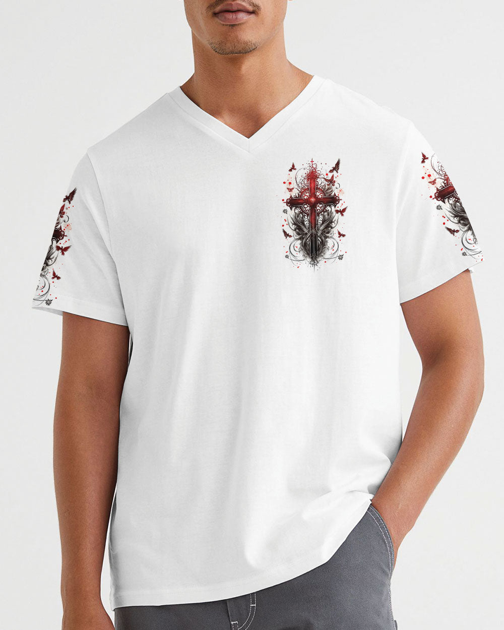 I Am The Son Of A King Cross Men's All Over Print Shirt - Tlnz2706243
