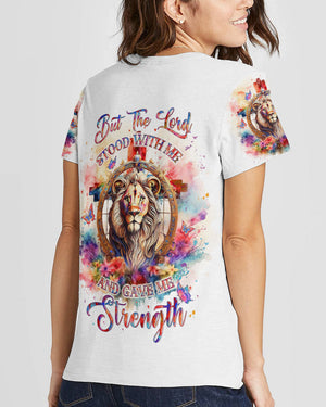 Lord Stood With Me Lion Women's All Over Print Shirt - Yhlt1412233