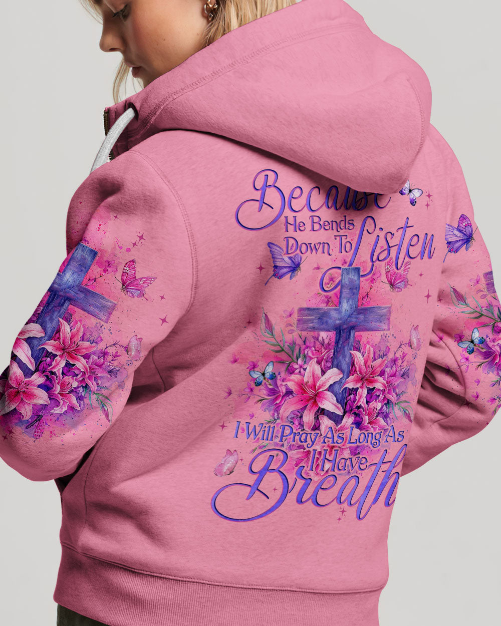 Pray As Long As I Have Breathe Women's All Over Print Shirt - Tyqy0103241