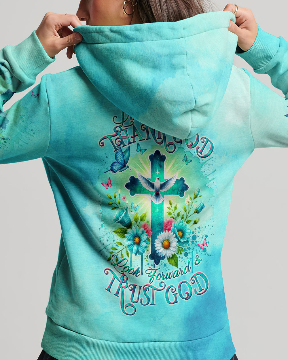 Look Back And Thank God Women's All Over Print Shirt - Tltw2207243