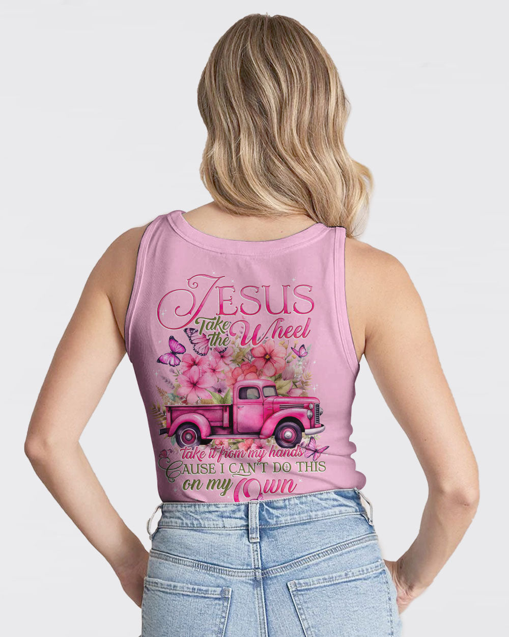 Jesus Take The Wheel Women's All Over Print Shirt - Tytd0301241