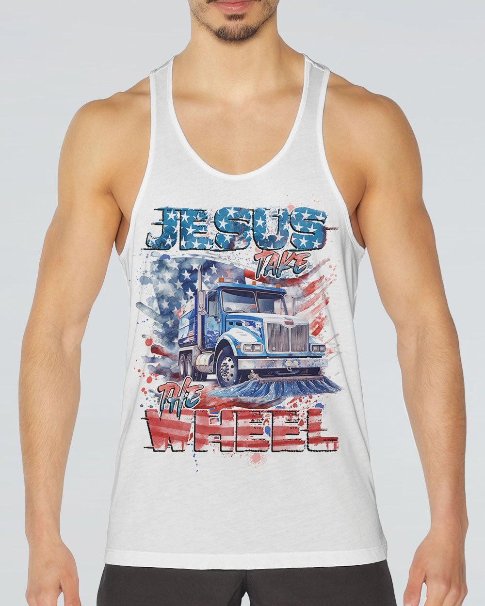 Jesus Take The Wheel Sweeper Truck Men's All Over Print Shirt - Tytd0104241