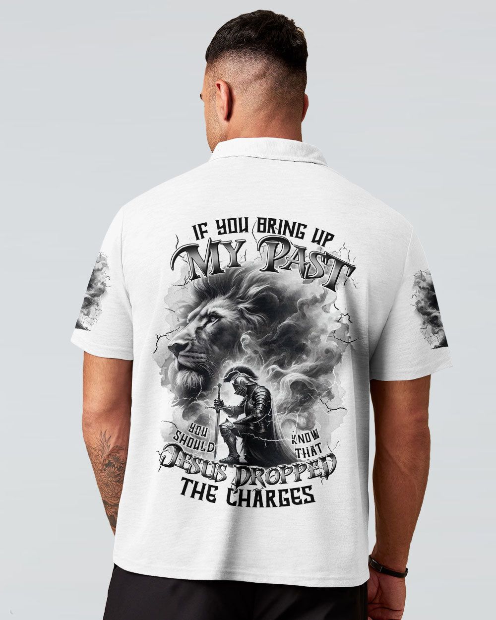 Jesus Dropped The Charges Lion Men's All Over Print Shirt -  Tltr2811243