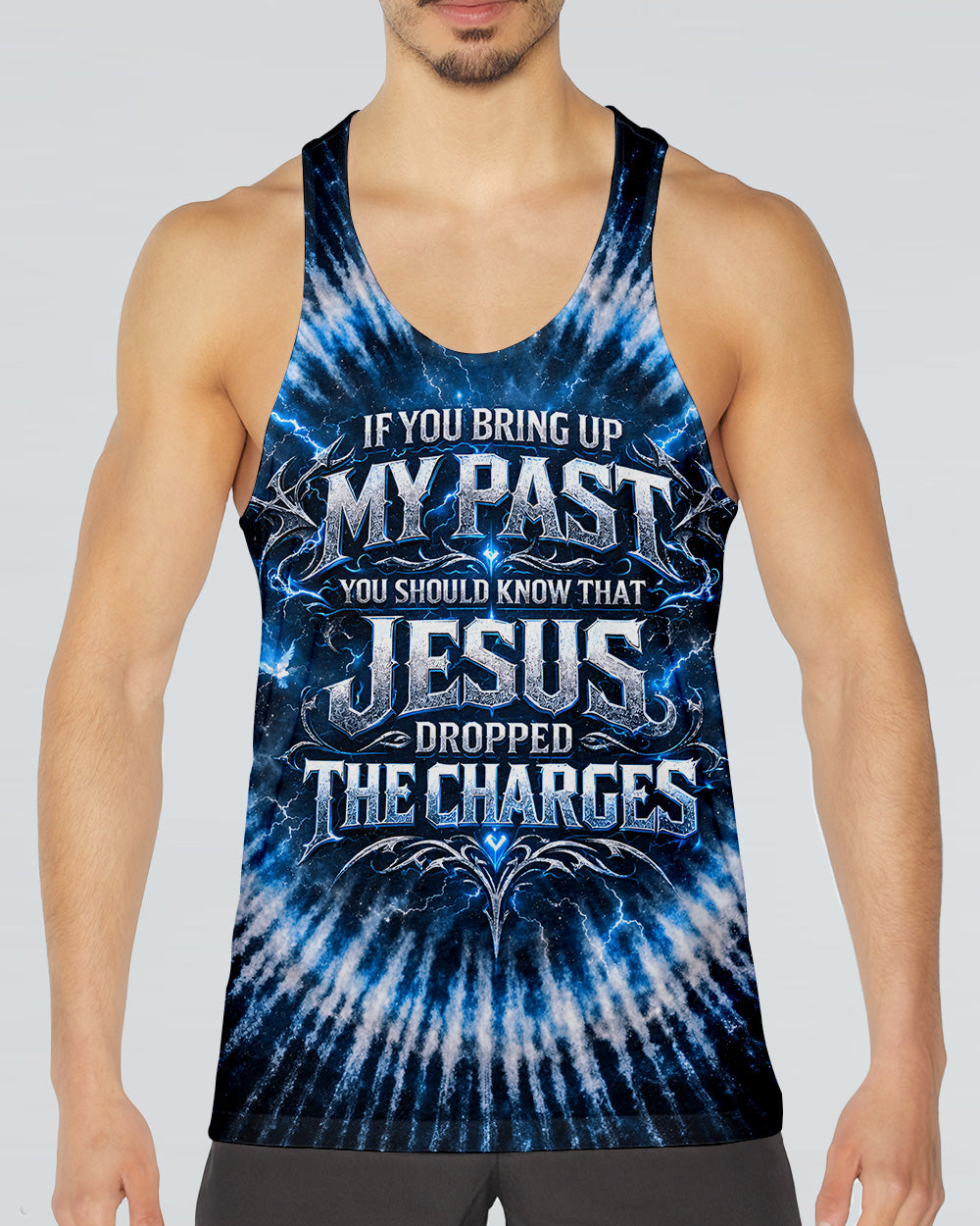 Jesus Dropped The Charges Lion Swirl Men's All Over Print Shirt - Tlno2702261