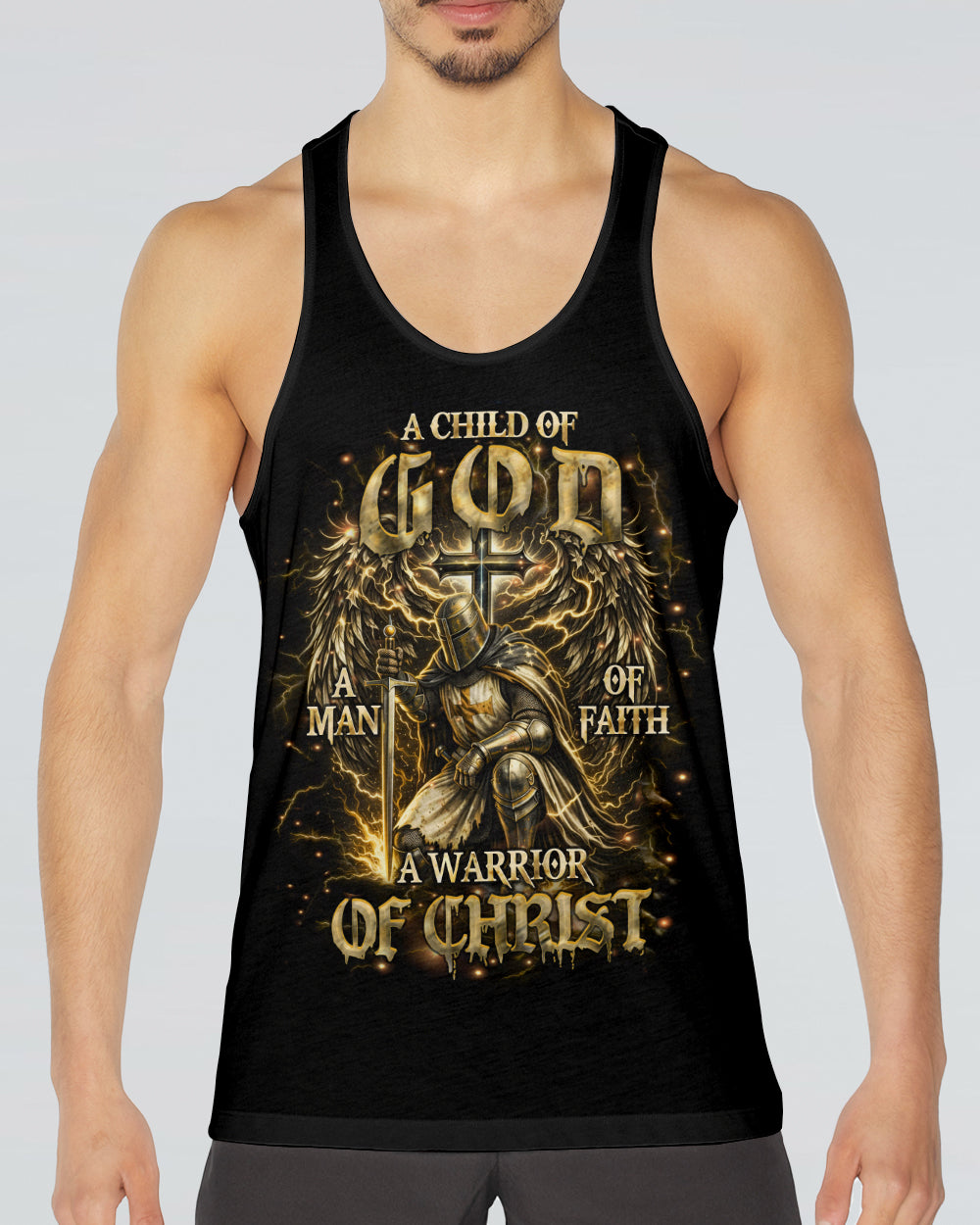 A Warrior Of Christ Wings Men's All Over Print Shirt - Tlhn2003261