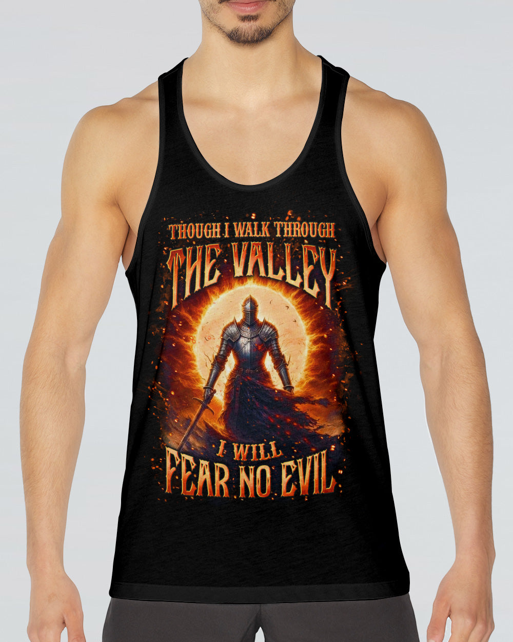 I Will Fear No Evil Warrior Men's All Over Print Shirt - Yhln1002261
