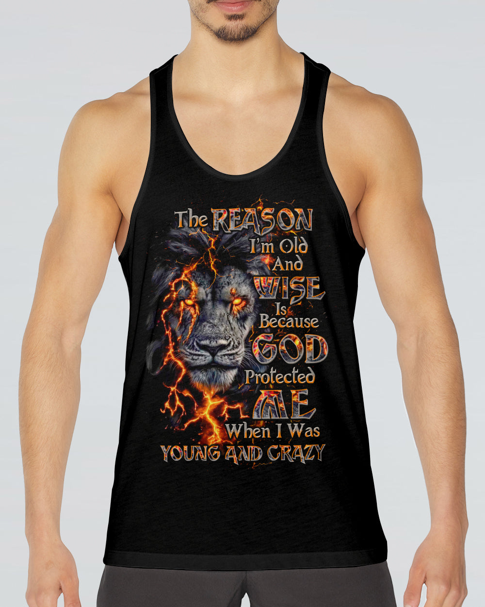 The Reason I’m Old And Wise Lion Men's All Over Print Shirt - Tltw0902261