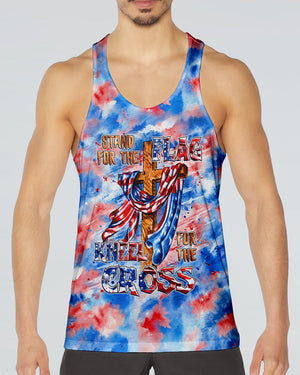 Stand For The Flag Kneel For The Cross Men's All Over Print Shirt  - Tlhg0306263