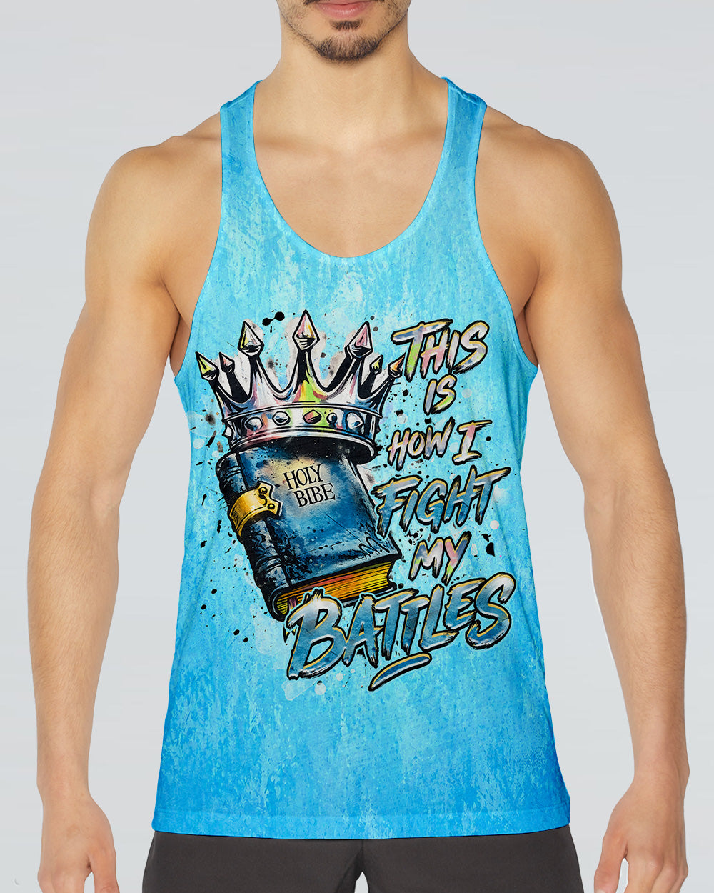 This Is How I Fight My Battles Men's All Over Print Shirt  - Tlhn2804263