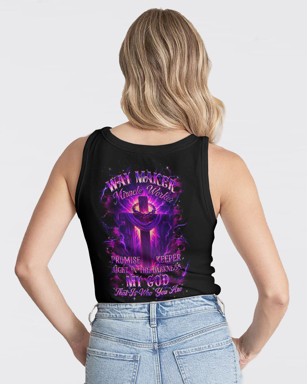 Way Maker Miracle Worker Cross Women's All Over Print Shirt - Yhhg1607254