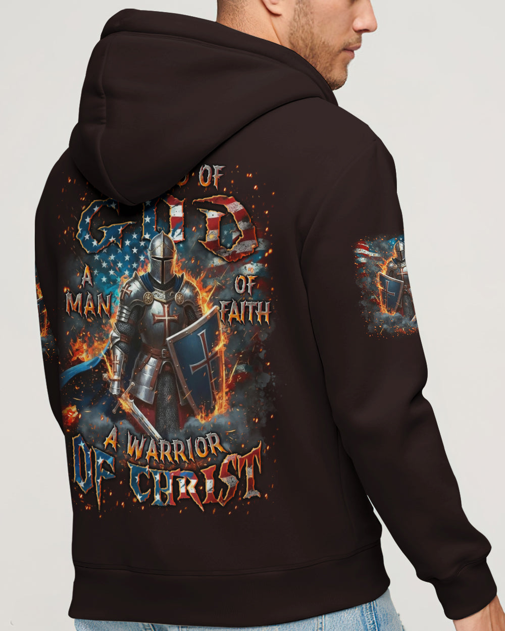 A Warrior Of Christ Men's All Over Print Shirt - Yhln0502261