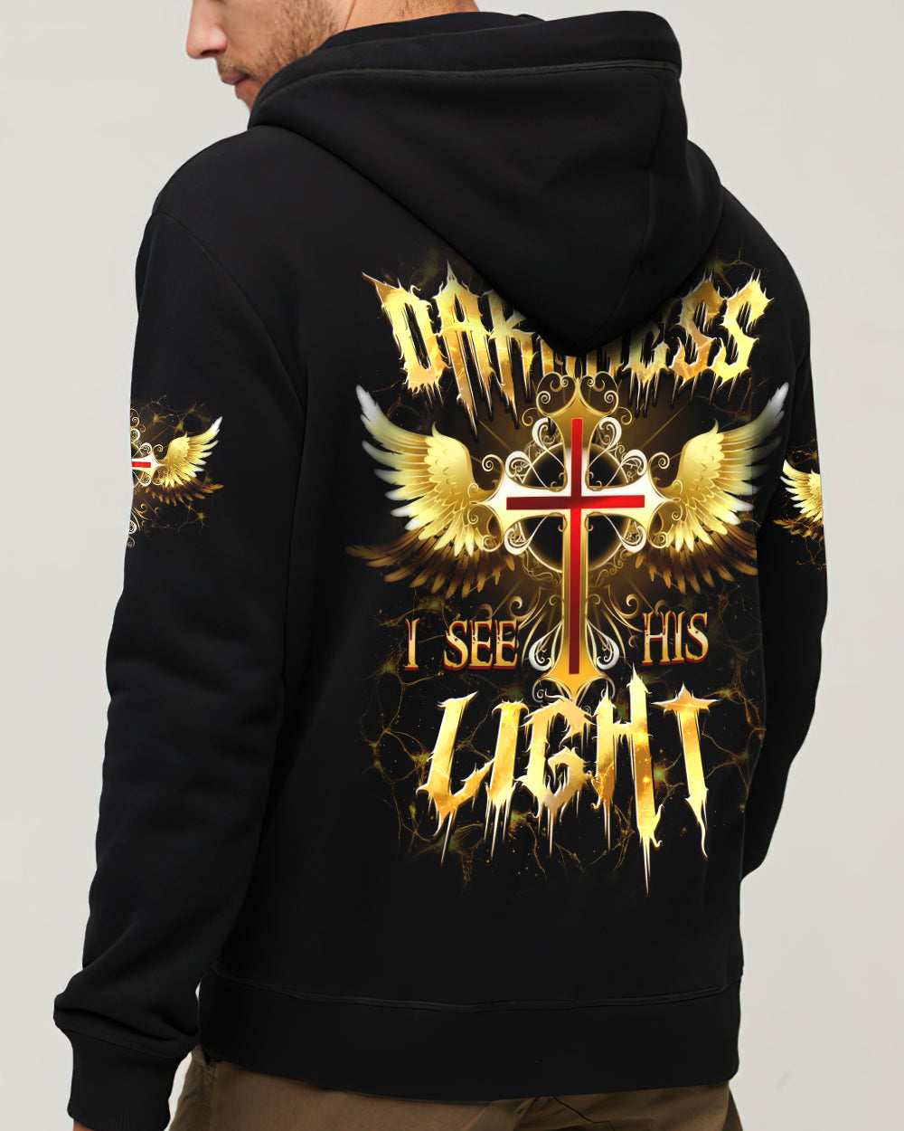 Even In Darkness I See His Light Men's All Over Print Shirt - Tytd0902263