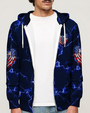 One Nation Under God Cross Wings  Men's All Over Print Shirt   - Tlhg1703261