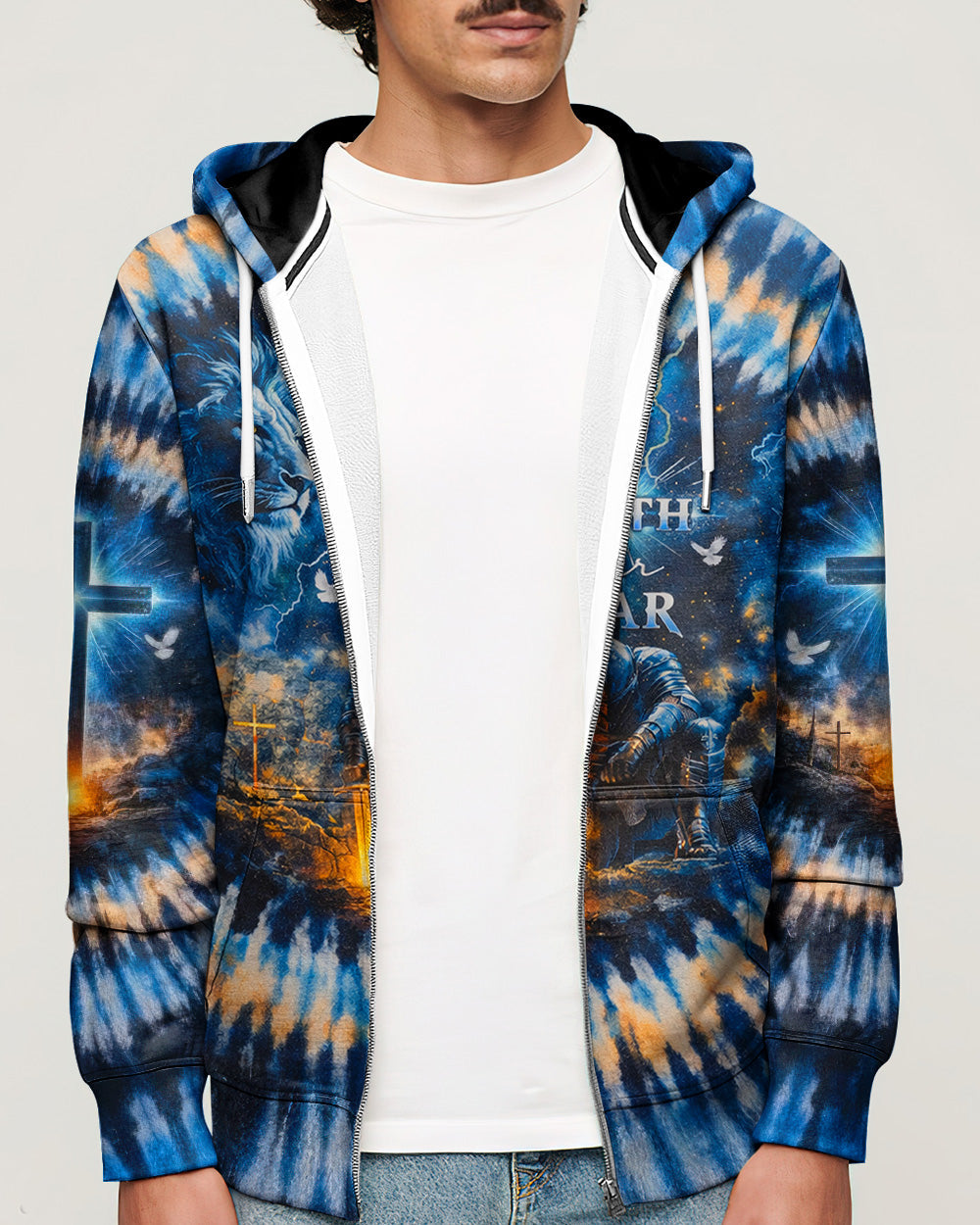 Faith Over Fear Swirl  Men's All Over Print Shirt  - Tltw0902263