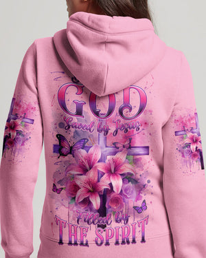 Blessed By God Saved By Jesus Women's All Over Print Shirt - Tyln2503263