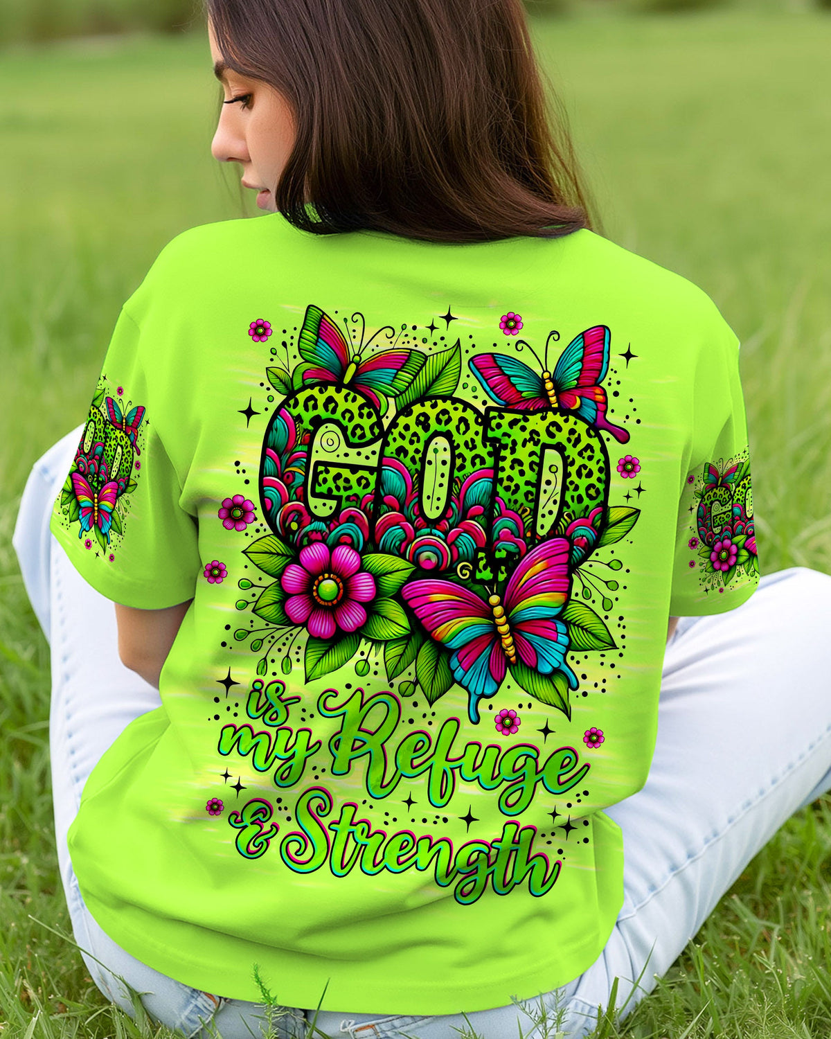 God Is My Refuge And Strength Women's All Over Print Shirt - Tlnz0509252