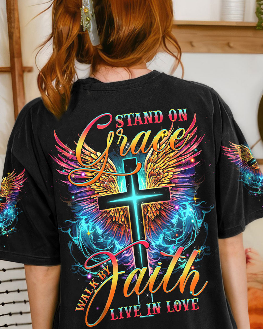 Walk by Faith Women's All Over Print Shirt - Tytm2806233
