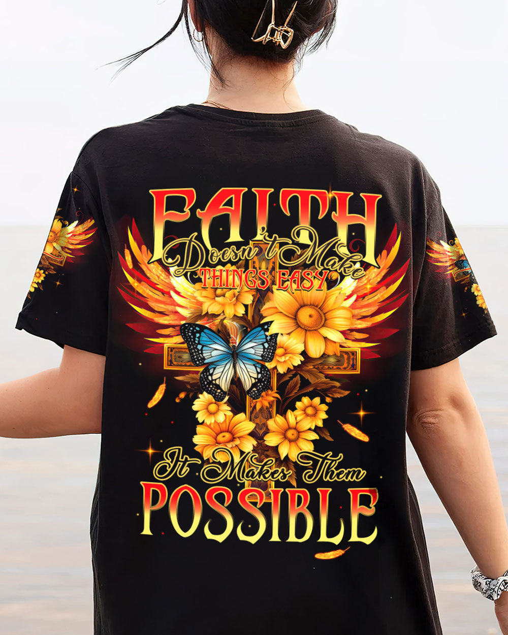 Faith Doesn't Make Things Easy Women's All Over Print - Tytm2706231