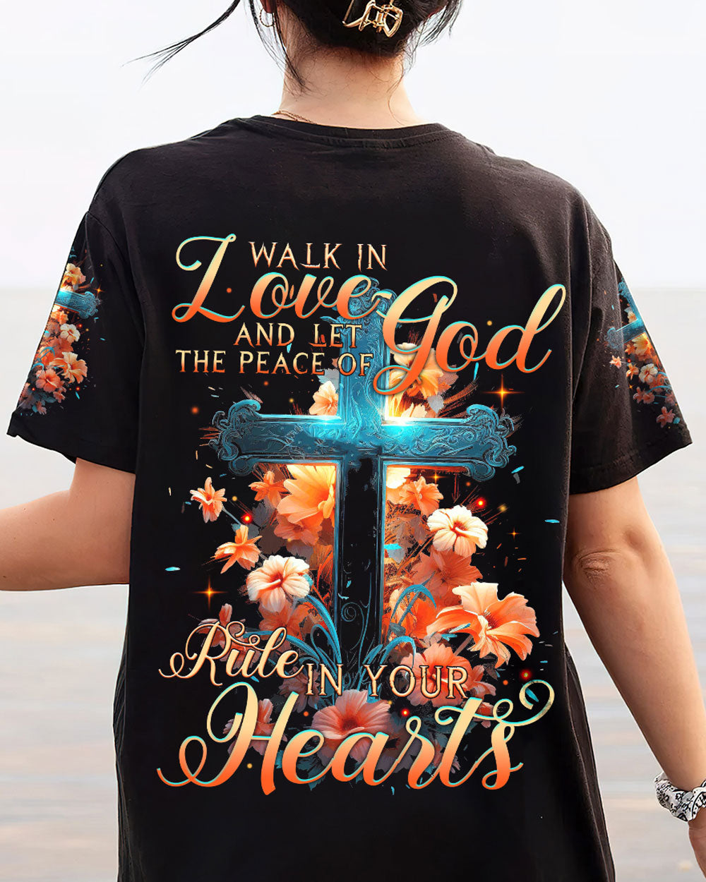 The Peace Of God Rule In Your Hearts Women's All Over Print Shirt - Tytm0307232