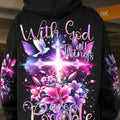 With God All Things Are Possible Women's All Over Print Shirt - Tytm1111233