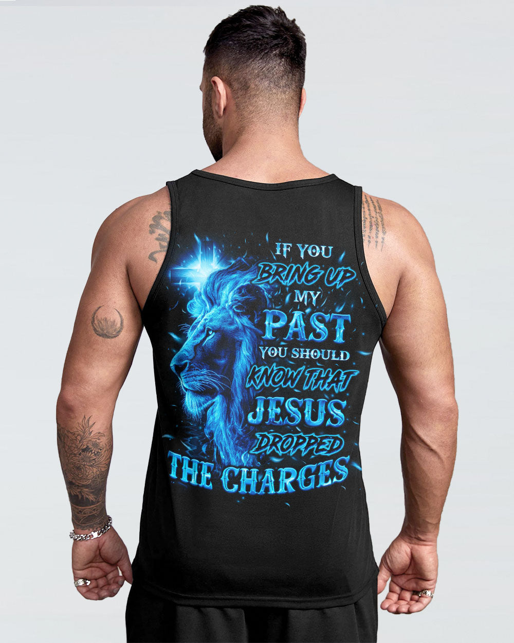 Jesus Dropped The Charges Lion Men's All Over Print Shirt - Tlno1811244
