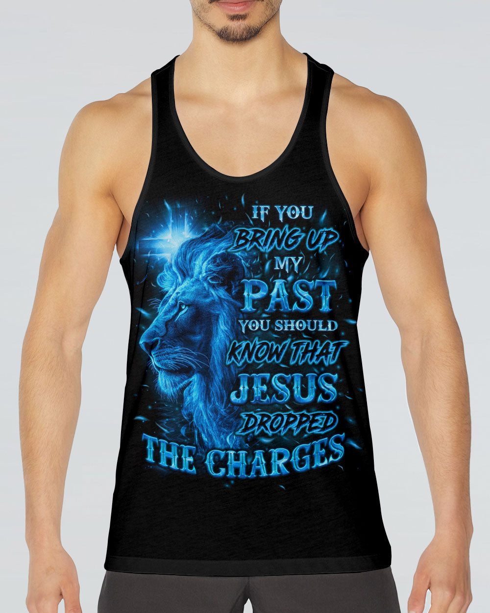 Jesus Dropped The Charges Lion Men's All Over Print Shirt - Tlno1811244