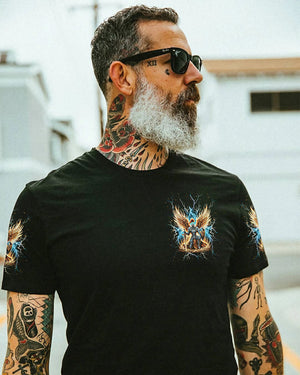 Not All Angels Play The Harp And Sing Warrior Men's All Over Print Shirt - Tlnt2702252