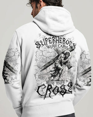 Not All Superheroes Wear Capes Mine Wore A Cross Men's All Over Print Shirt  - Tltr3110241