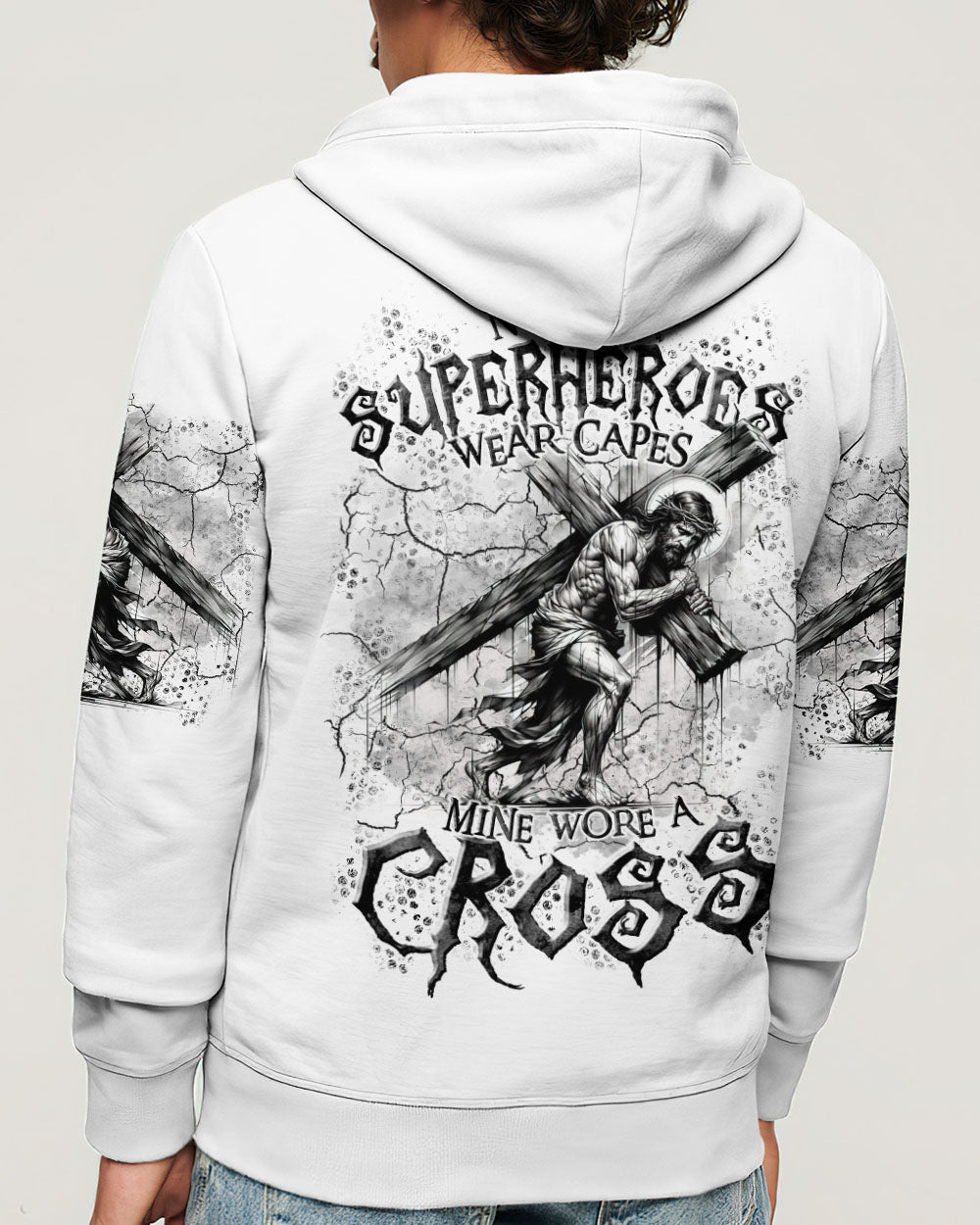 Not All Superheroes Wear Capes Mine Wore A Cross Men's All Over Print Shirt  - Tltr3110241