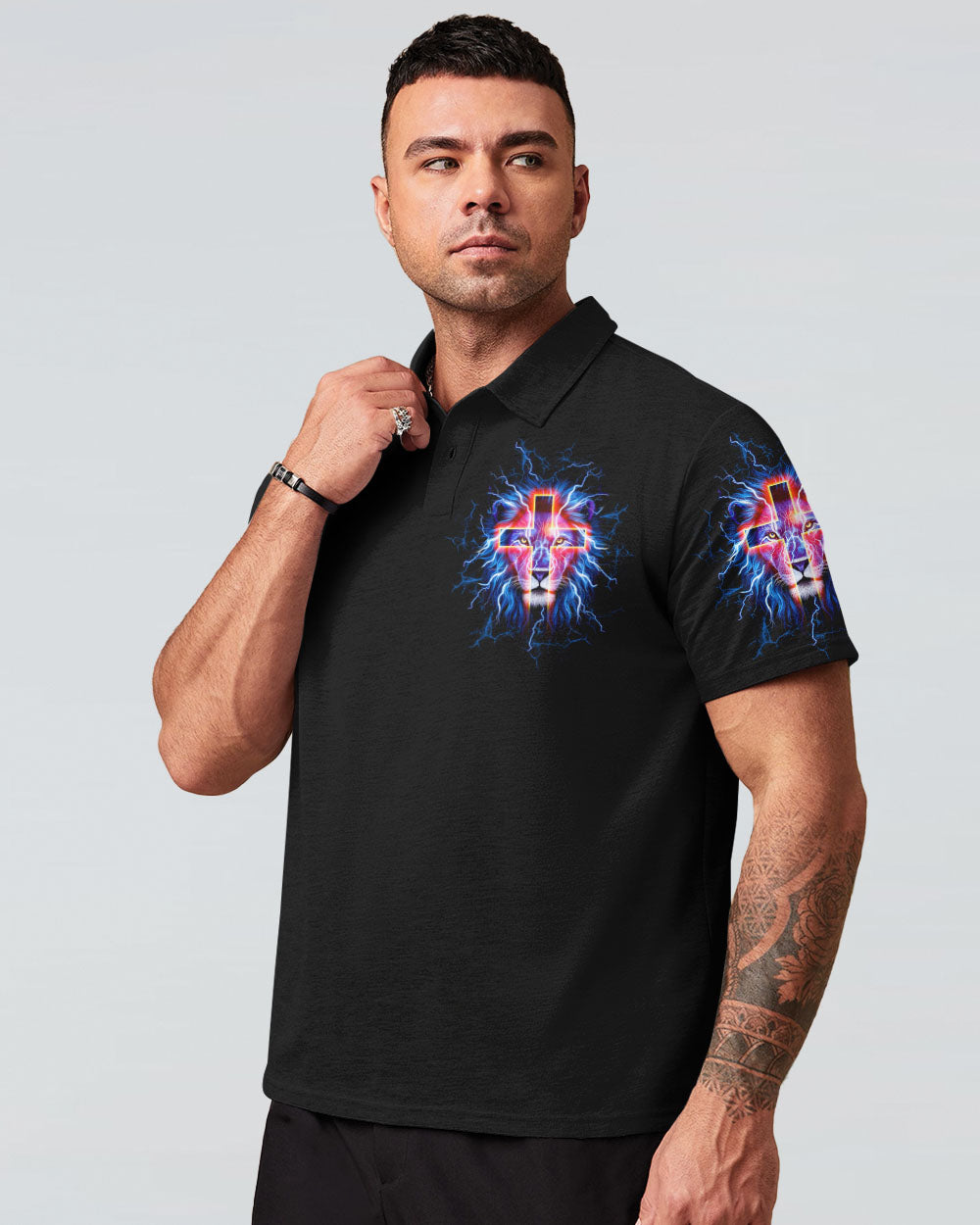 Jesus Dropped The Charges Lion Men's All Over Print Shirt - Tltw1309241