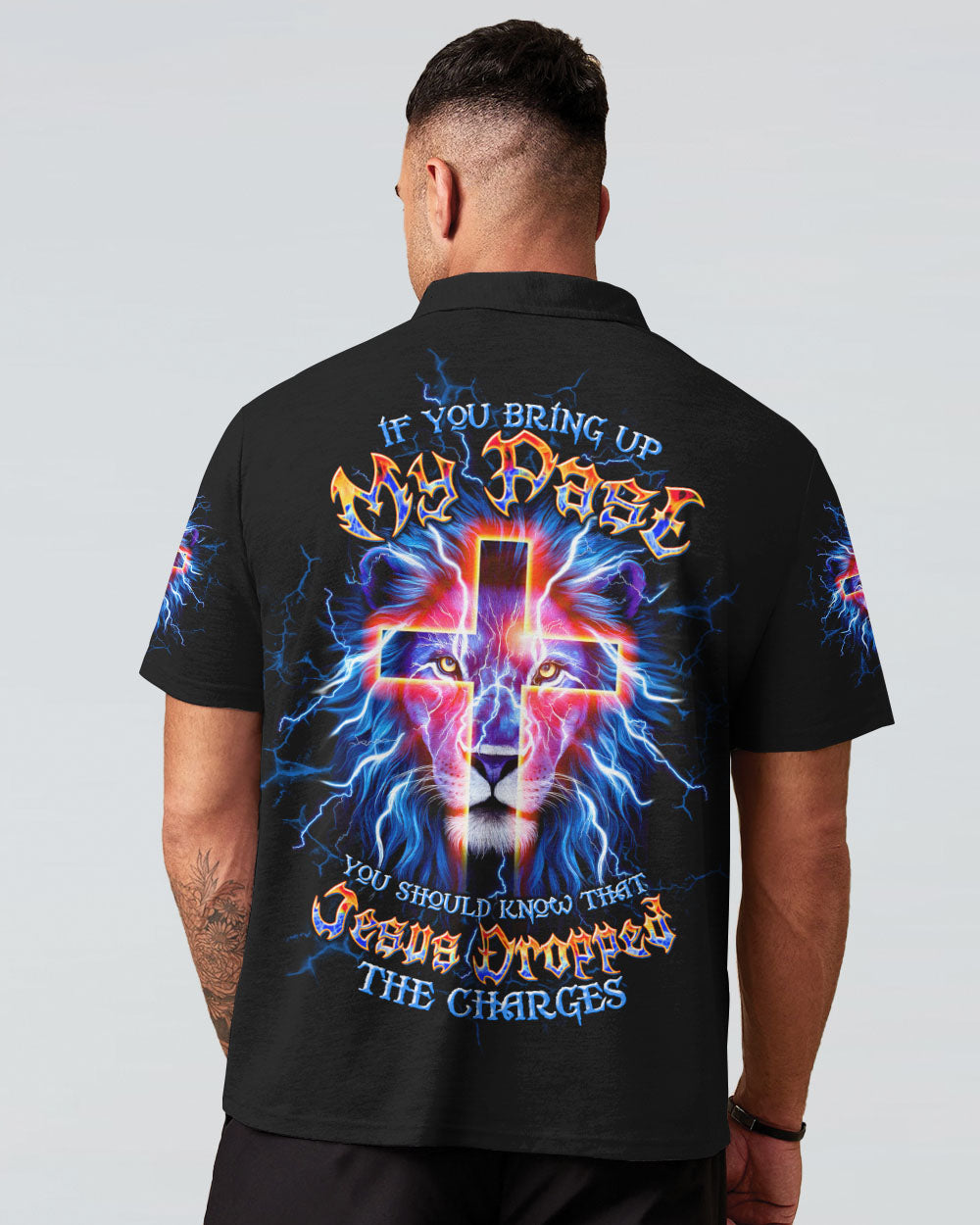 Jesus Dropped The Charges Lion Men's All Over Print Shirt - Tltw1309241