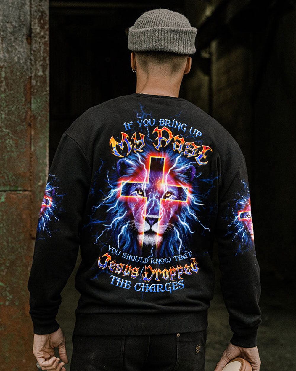 Jesus Dropped The Charges Lion Men's All Over Print Shirt - Tltw1309241