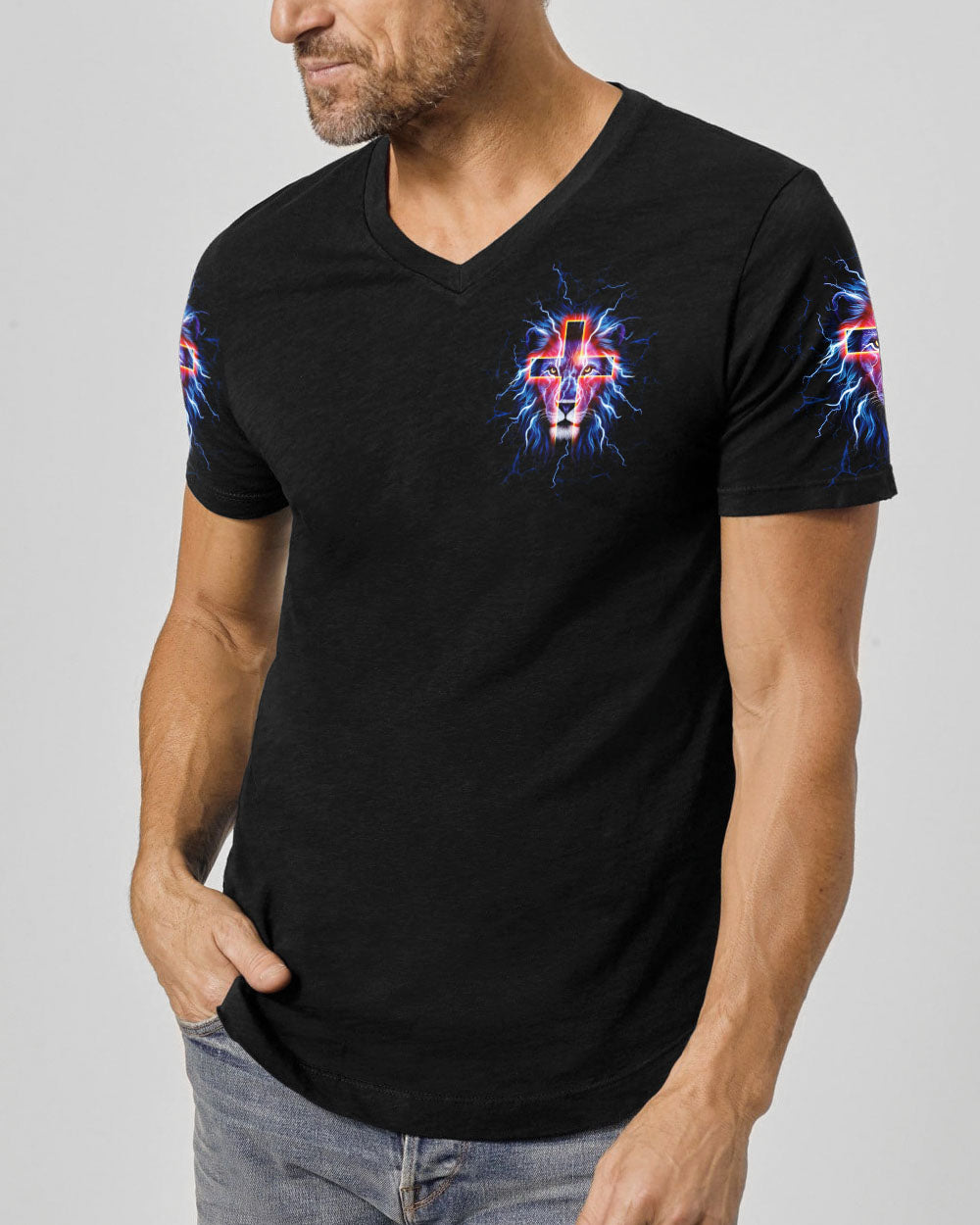 Jesus Dropped The Charges Lion Men's All Over Print Shirt - Tltw1309241