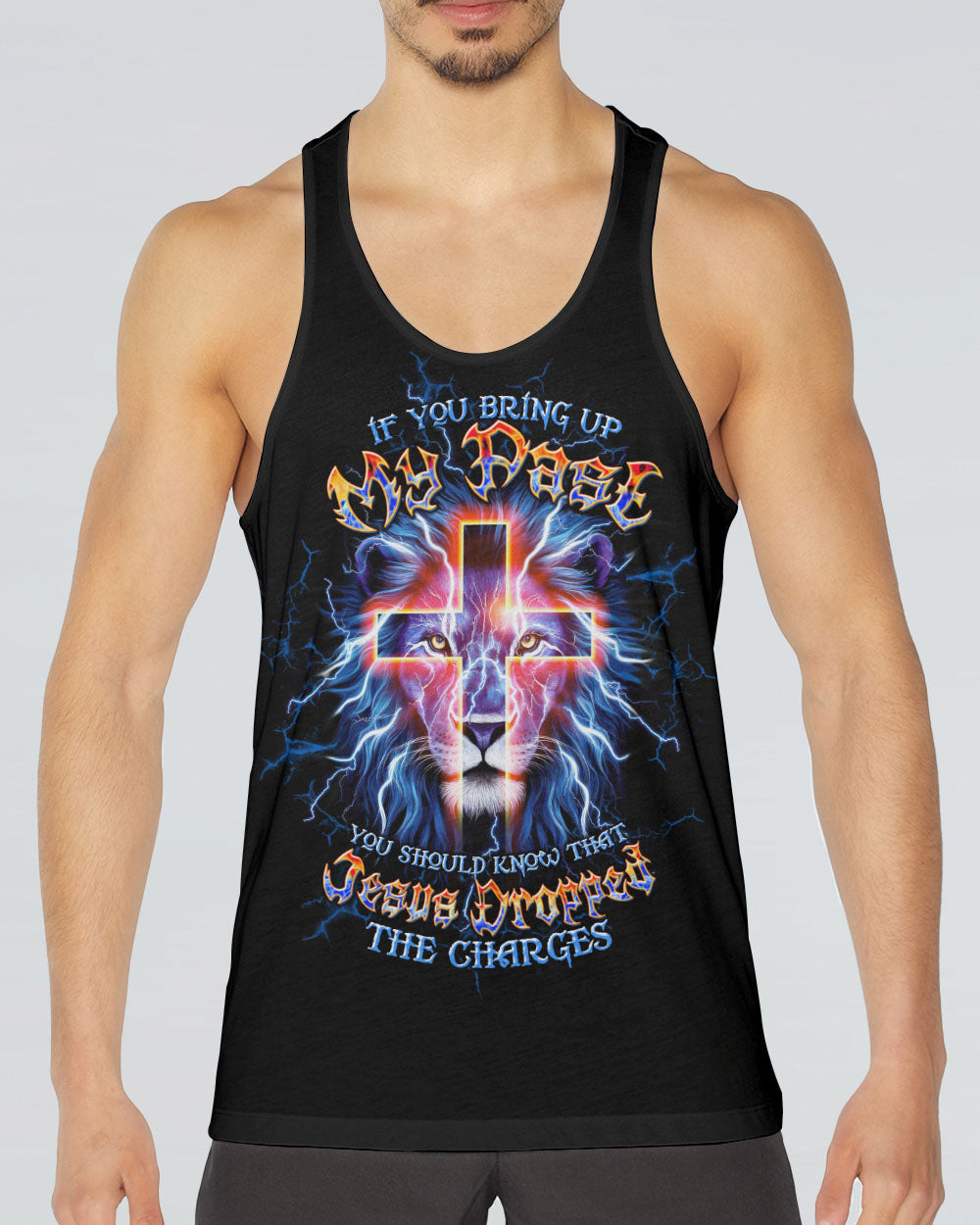 Jesus Dropped The Charges Lion Men's All Over Print Shirt - Tltw1309241
